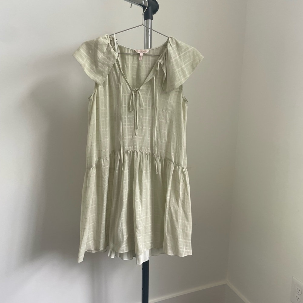 Rebecca Taylor Mini Dress Light Green Small